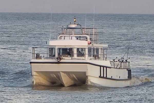 Blyth Workboat Catamaran for charter