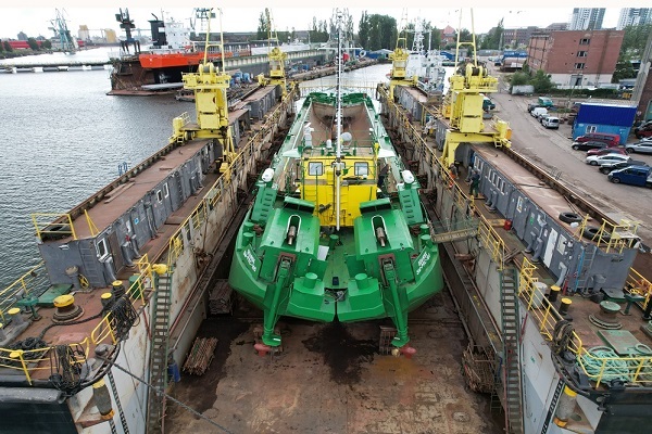Split hopper barge for sale